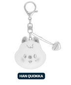 Stray Kids dominATE : celebrATE MD SKZOO FACE KEYRING SILVER Ver.