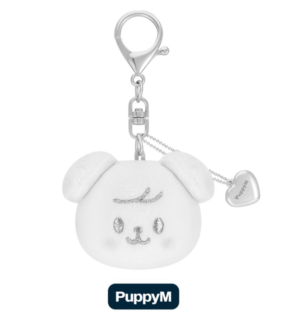 Stray Kids dominATE : celebrATE MD SKZOO FACE KEYRING SILVER Ver.