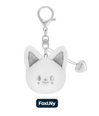 Stray Kids dominATE : celebrATE MD SKZOO FACE KEYRING SILVER Ver.