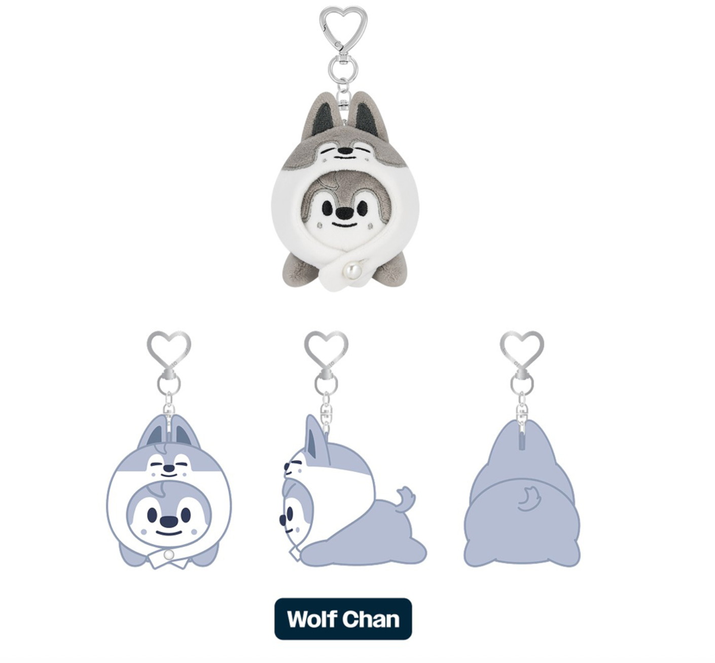 Stray Kids dominATE : celebrATE MD SKZOO KEYRING LYING Ver.