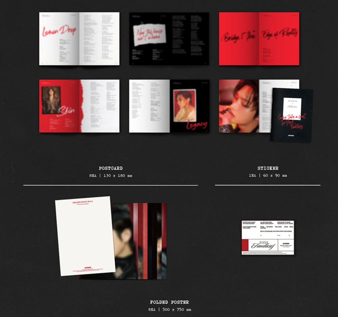 ATEEZ – 12th Mini Album [GOLDEN HOUR : Part.3 ‘In Your Fantasy Edition’] (Limited)