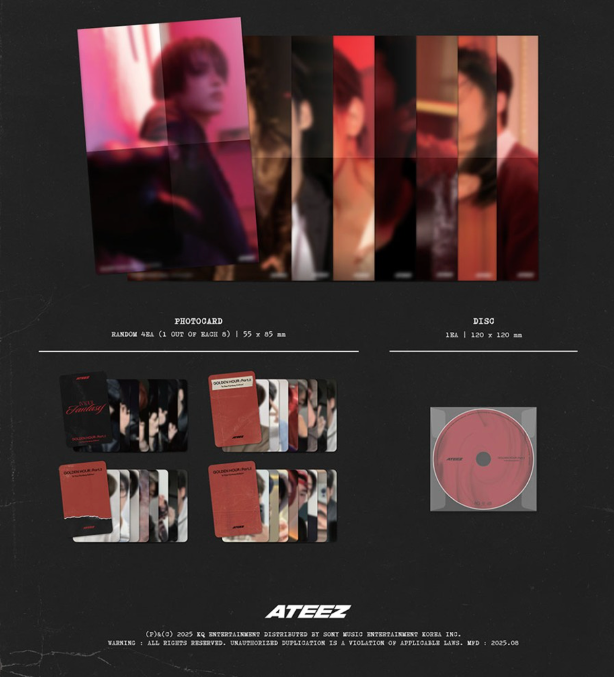 ATEEZ – 12th Mini Album [GOLDEN HOUR : Part.3 ‘In Your Fantasy Edition’] (Limited)