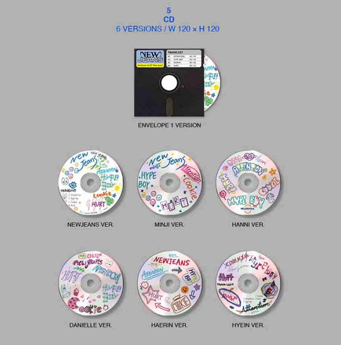 NewJeans – 1st EP [New Jeans] (Bluebook ver.)