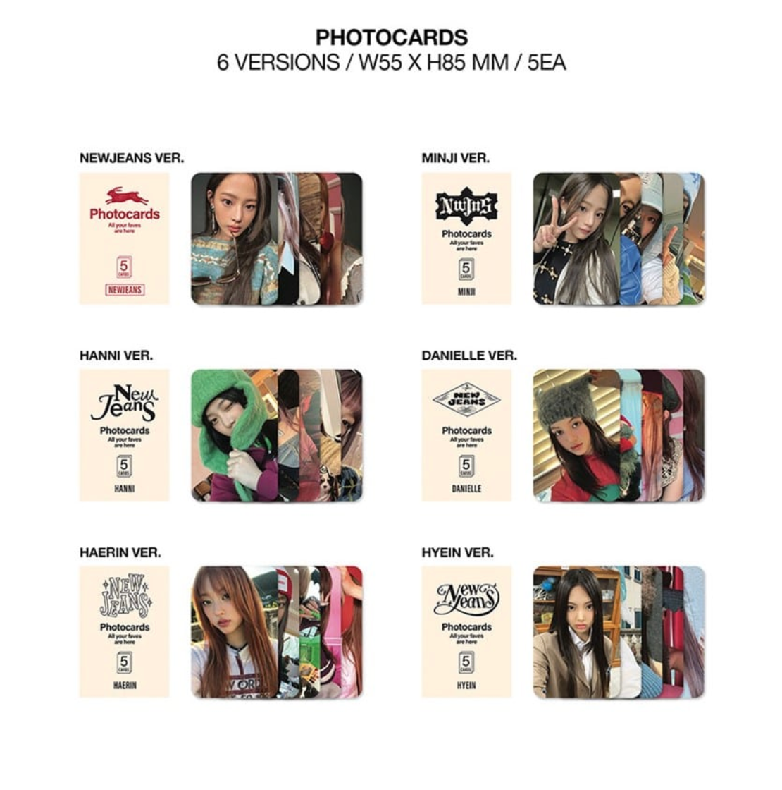 NewJeans – ‘OMG’ Message Card ver.