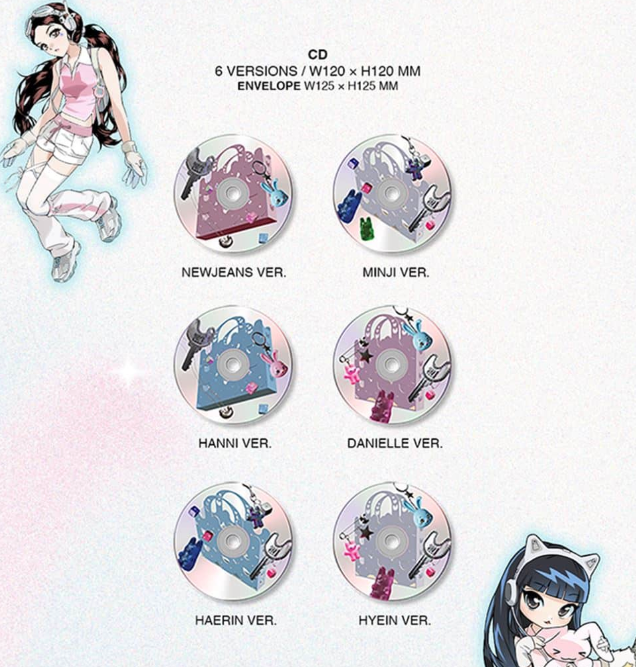 NewJeans – 2nd EP [Get Up] (Bunny Beach Bag ver.) - RANDOM