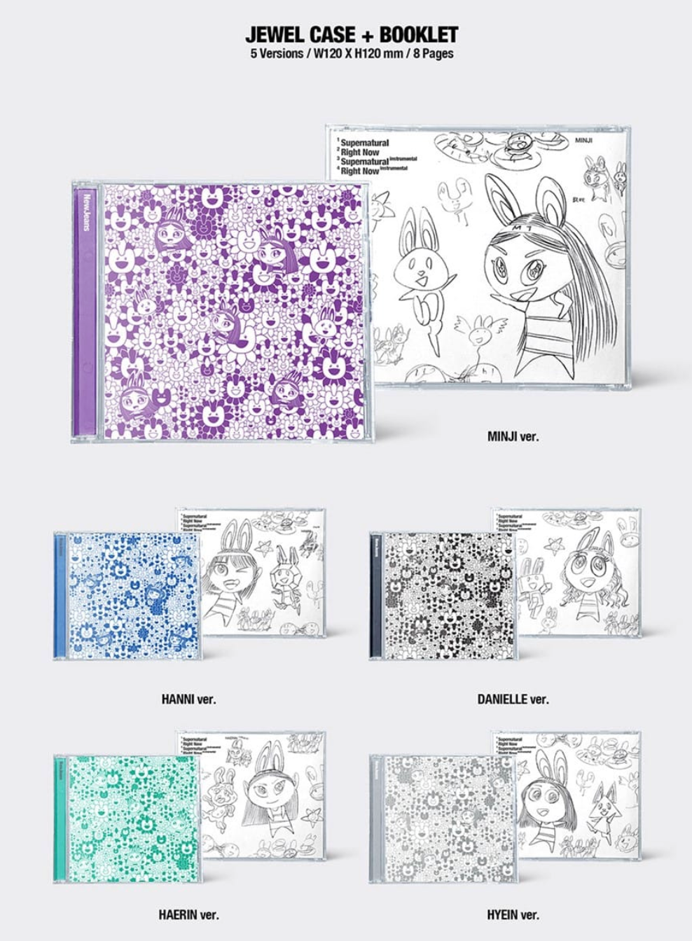 NewJeans – [Supernatural] (NJ X MURAKAMI Cross Bag ver.) - RANDOM