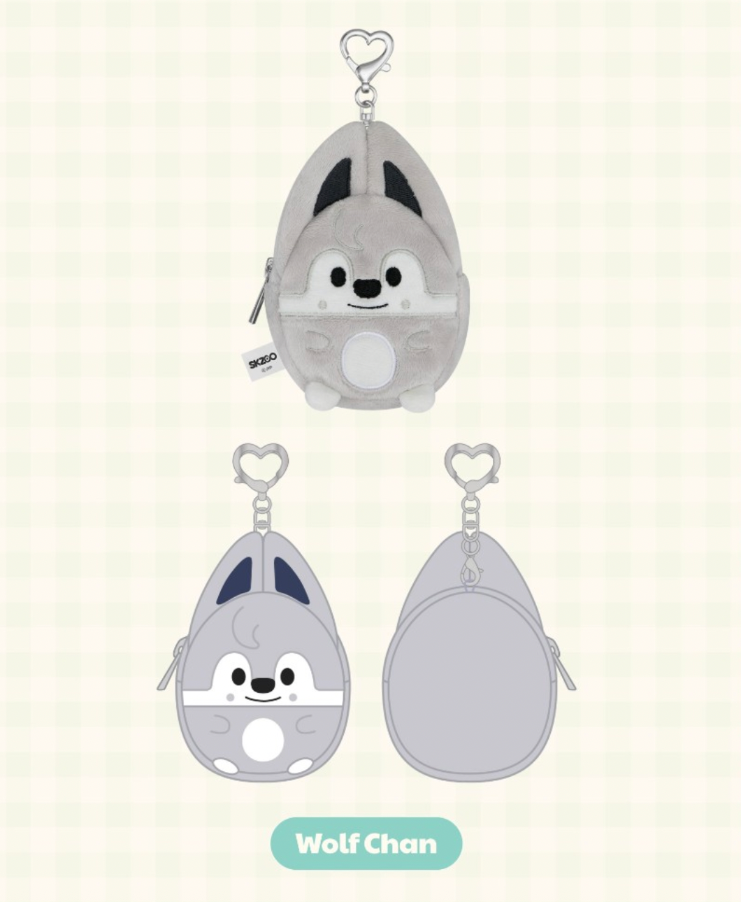 Stray Kids ZOOTOPIA2 | SKZOO PLUSH COIN POUCH