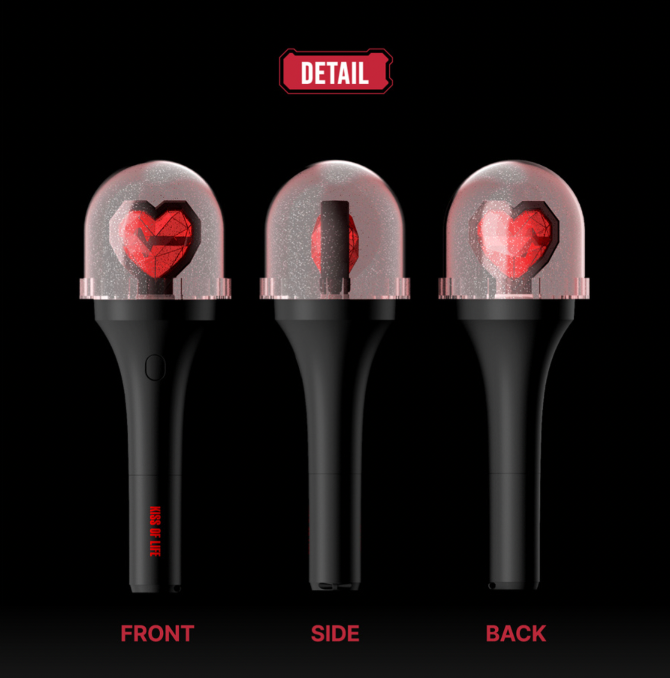 KISS OF LIFE Official Light stick