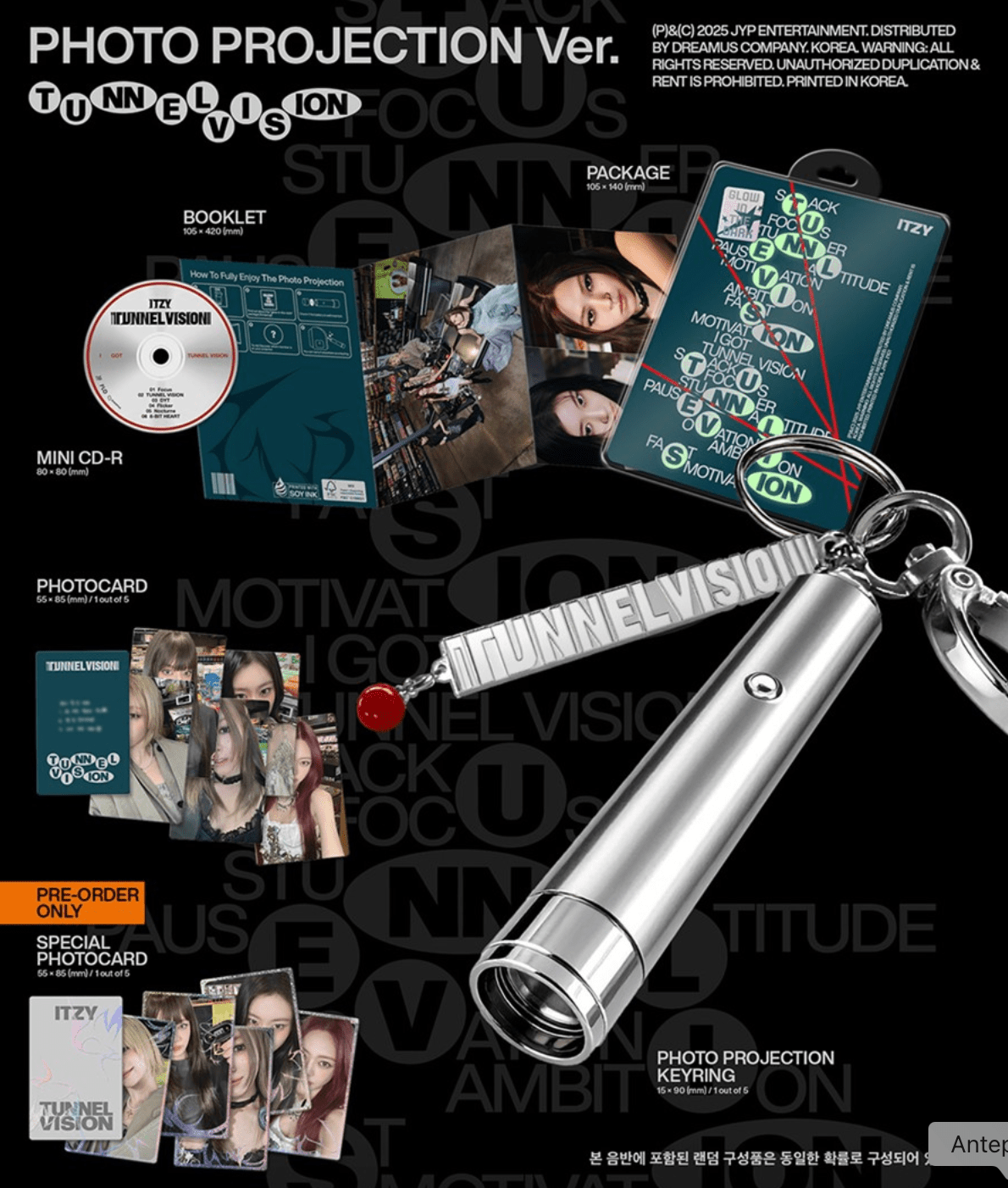 ITZY – TUNNEL VISION (Photo Projection Ver.) - Neko Pop