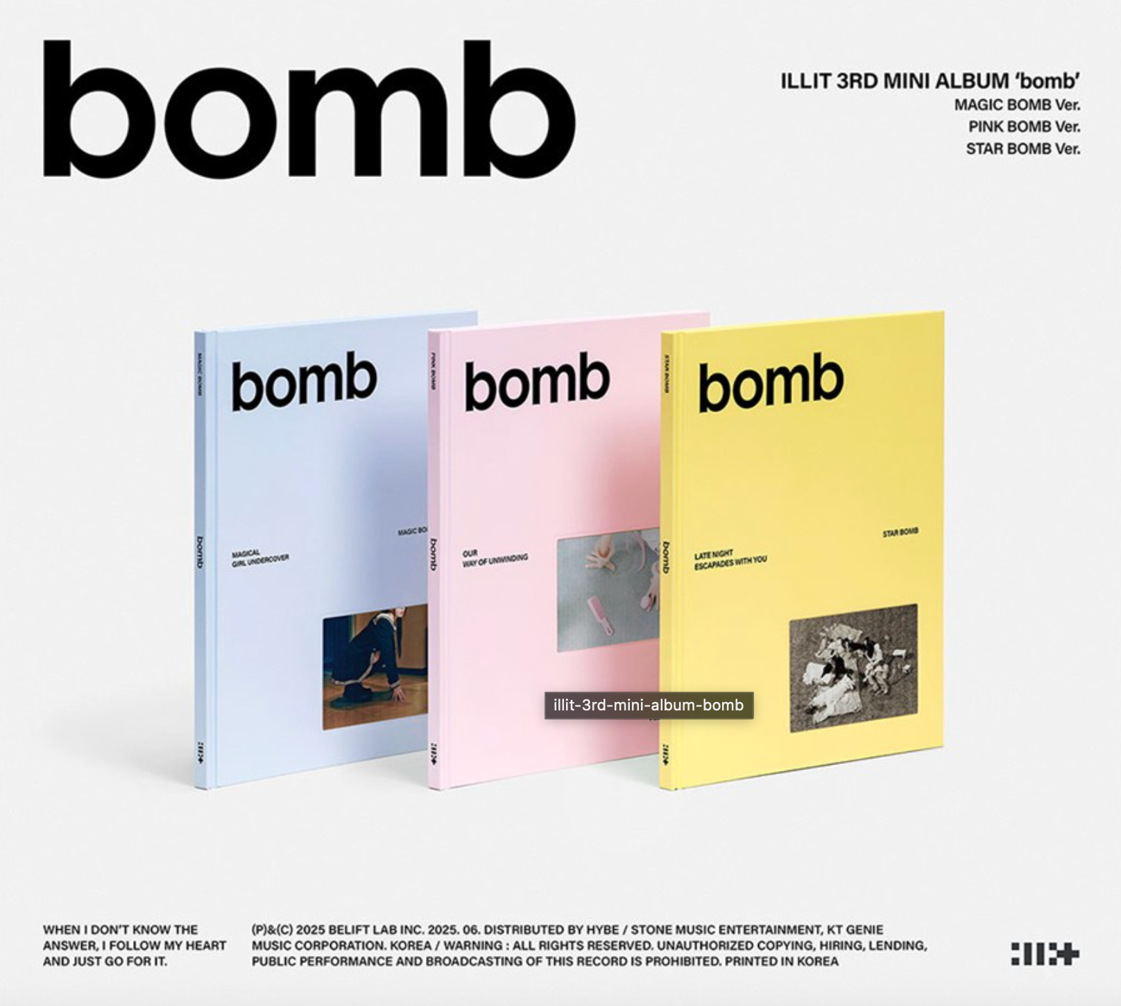 ILLIT – 3rd Mini Album [bomb]