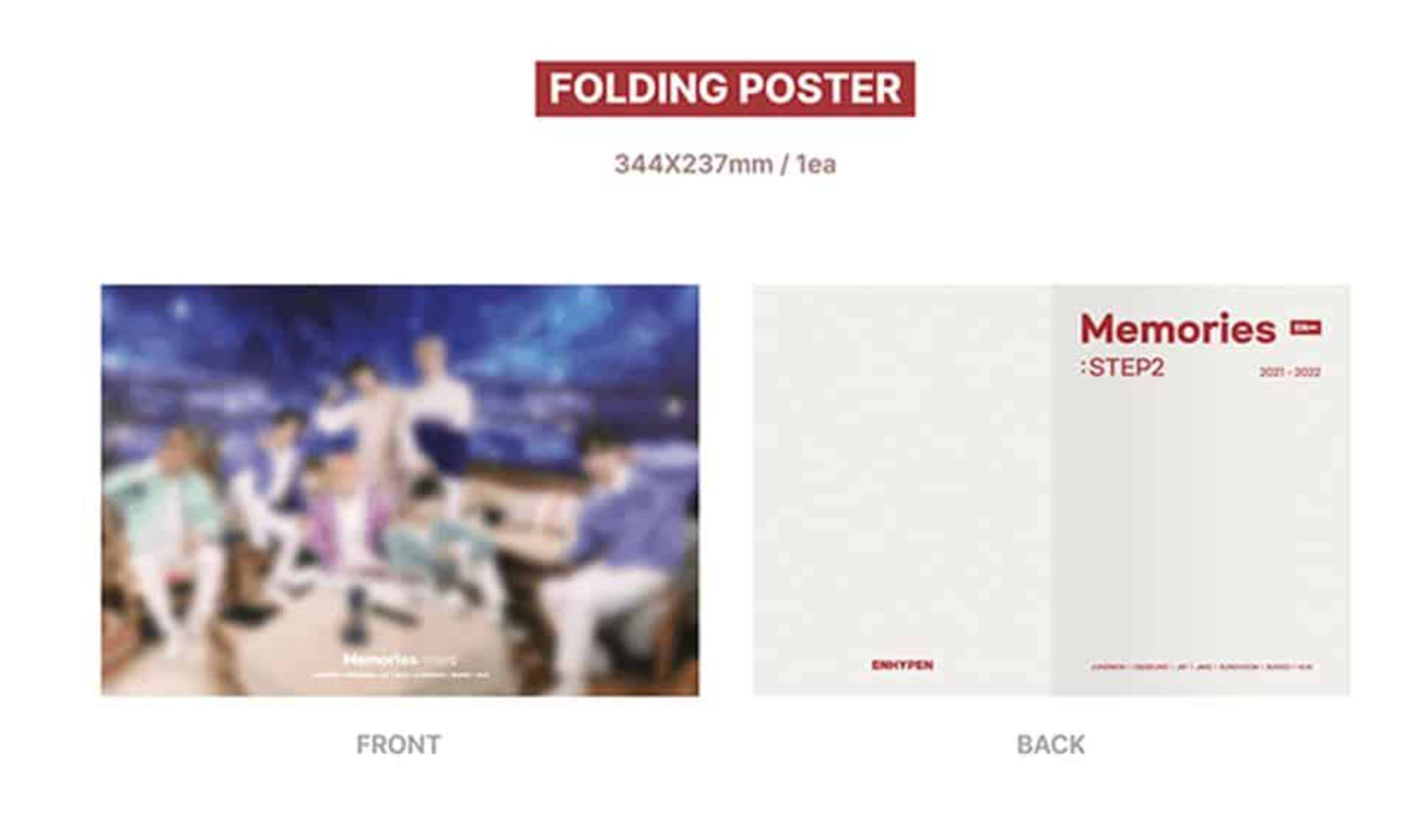 ENHYPEN Memories STEP 2 DVD