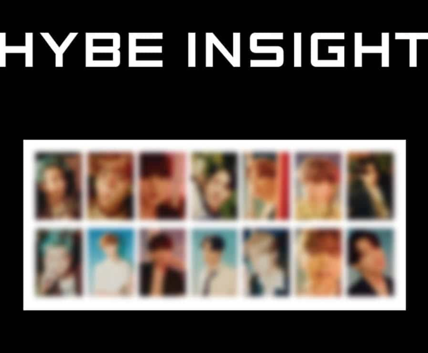 BTS PHOTOCARD SET HYBE INSIGHT - Random