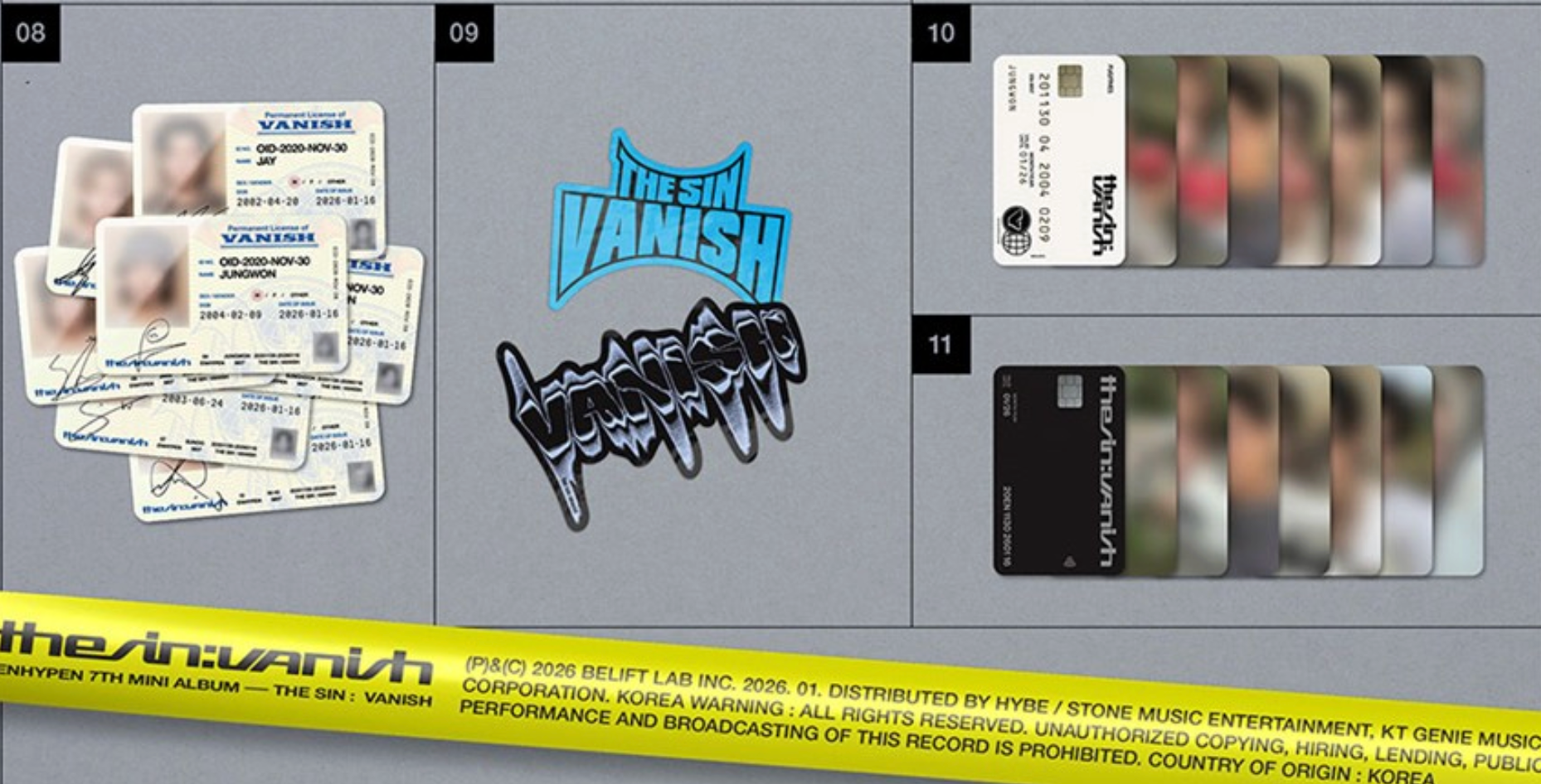 ENHYPEN – [THE SIN : VANISH] (FUGITIVES Ver.)