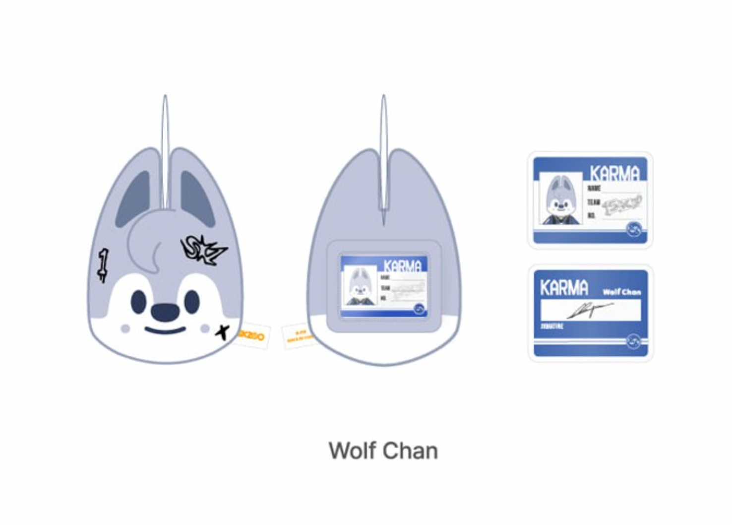 Stray Kids KARMA MD 15. SKZOO NAME TAG