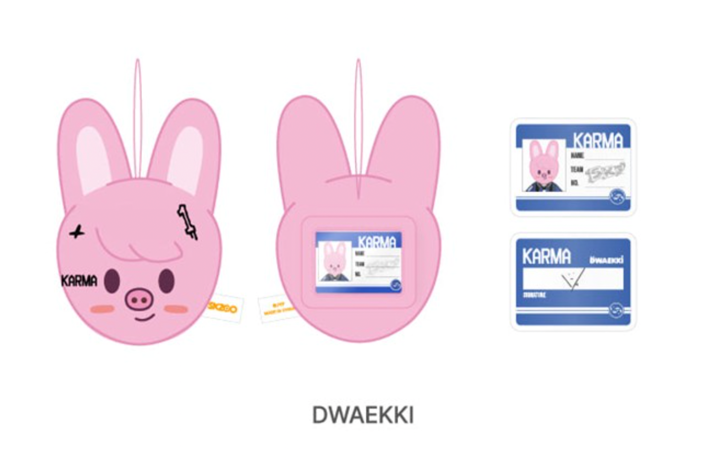 Stray Kids KARMA MD 15. SKZOO NAME TAG