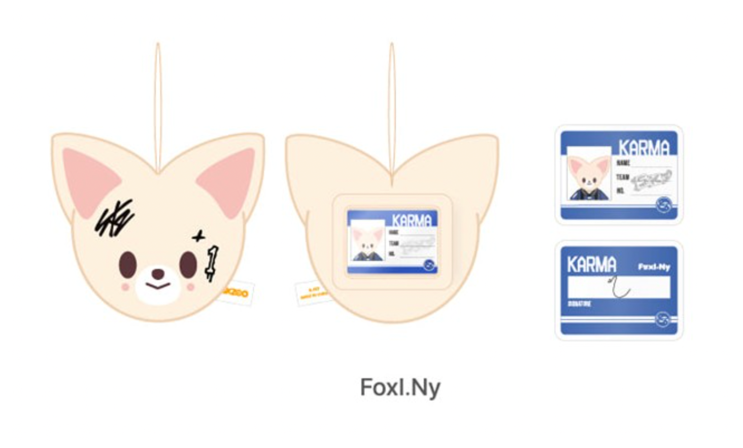 Stray Kids KARMA MD 15. SKZOO NAME TAG