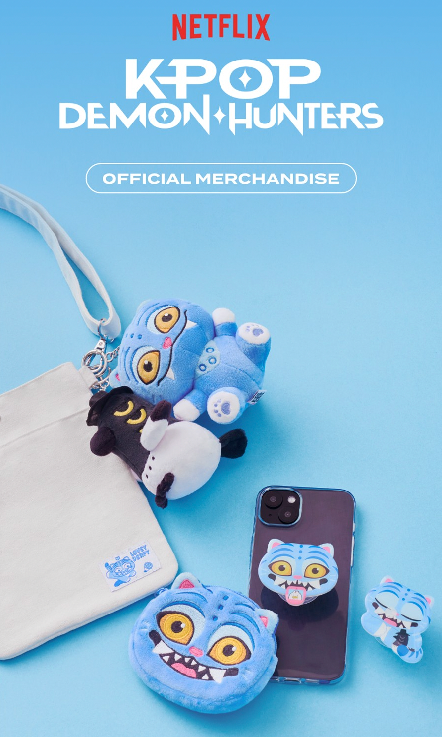 KPOP DEMON HUNTERS OFFICIAL MD Derpy Plush Keyring