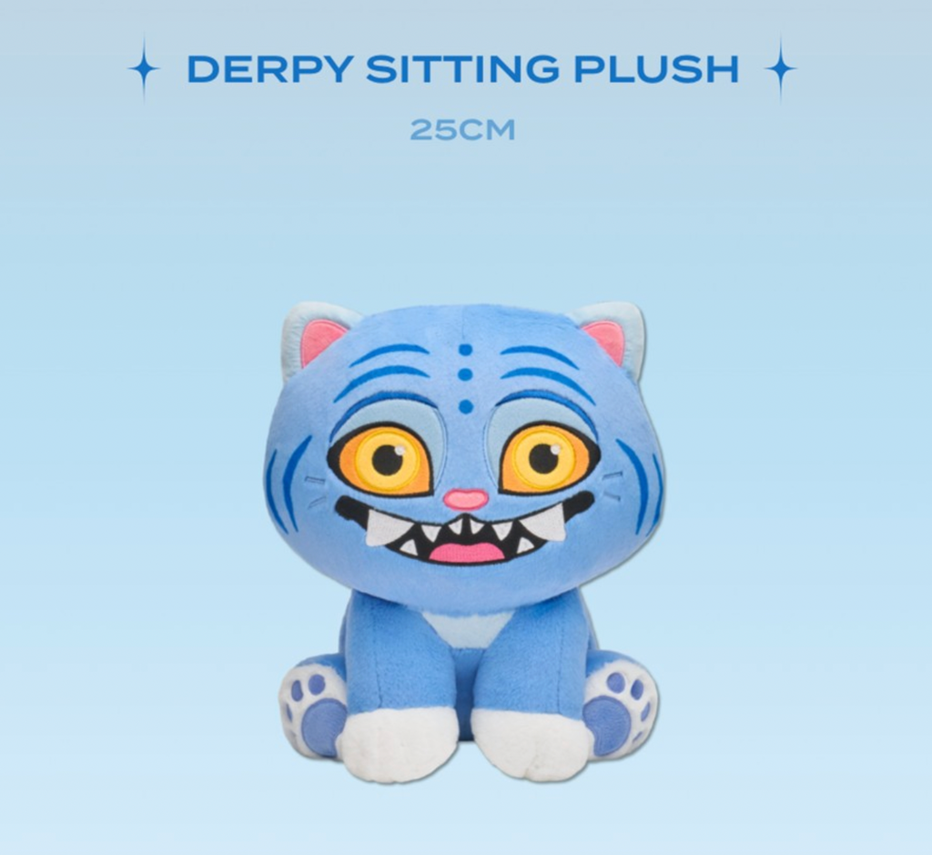 KPOP DEMON HUNTERS OFFICIAL MD Derpy Sitting Plush_25cm