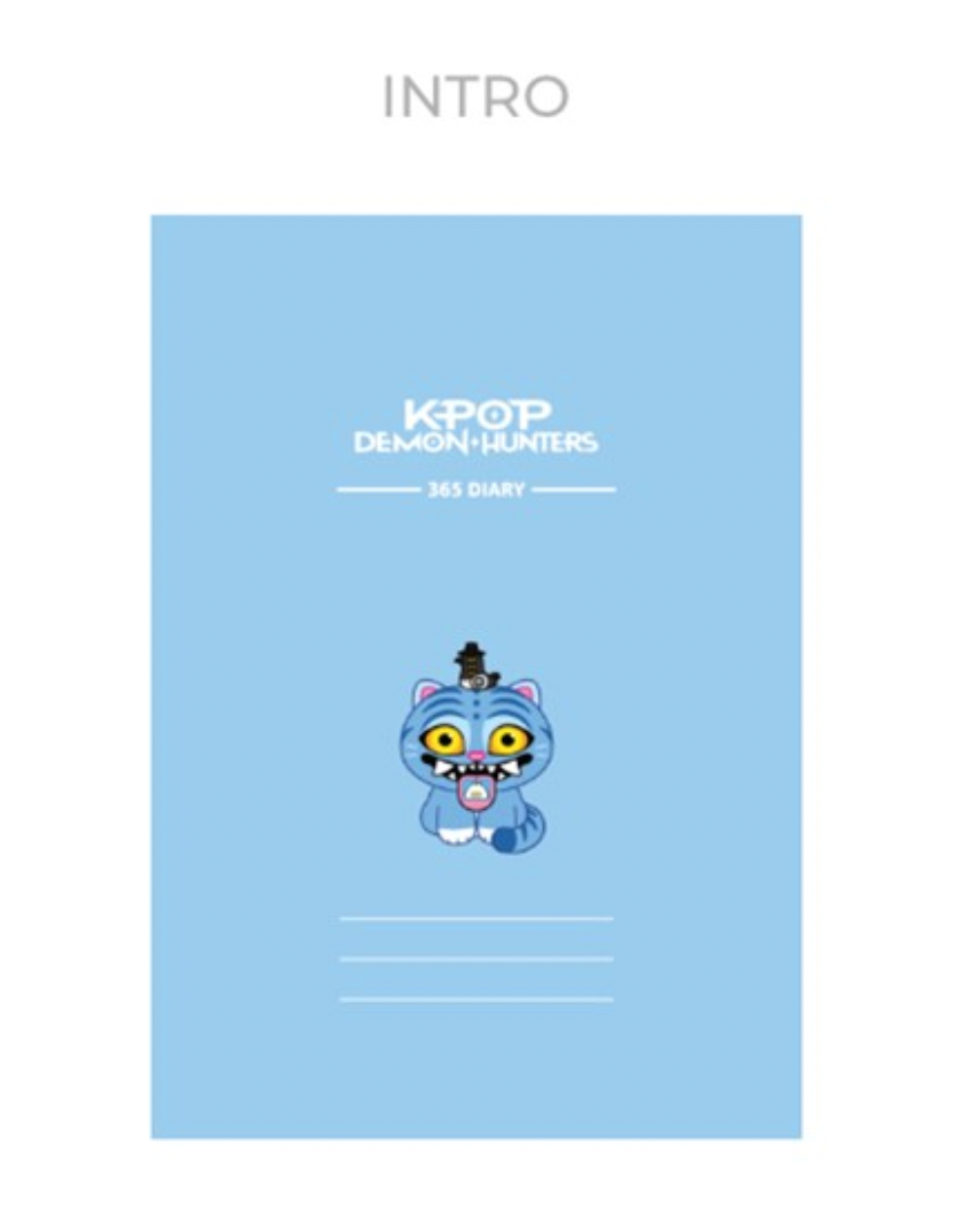 KPOP DEMON HUNTERS OFFICIAL MD Derpy Undated Planner