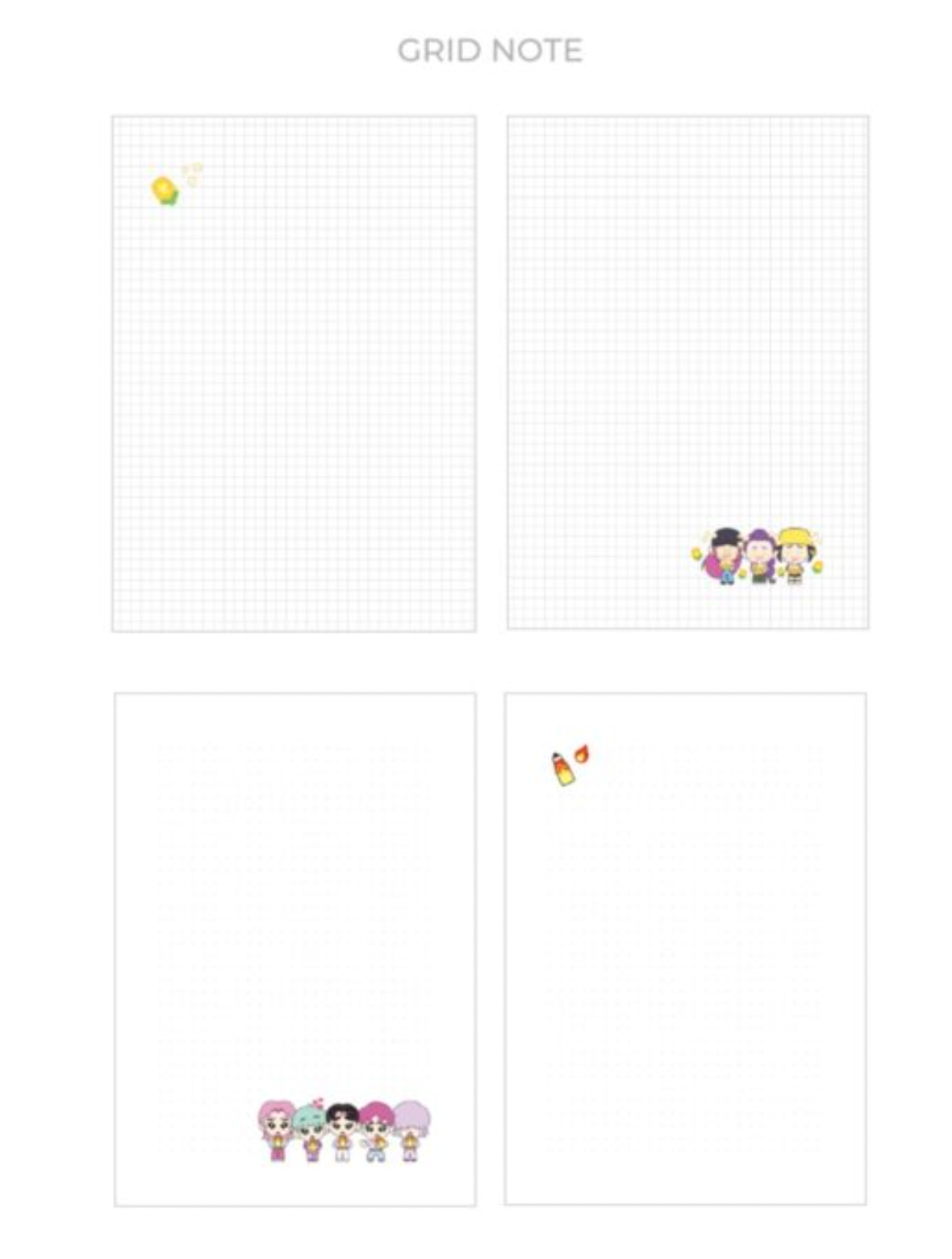 KPOP DEMON HUNTERS OFFICIAL MD Derpy Undated Planner