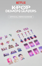 KPOP DEMON HUNTERS OFFICIAL MD Lenticular Photocard Set