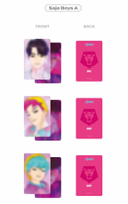 KPOP DEMON HUNTERS OFFICIAL MD Lenticular Photocard Set