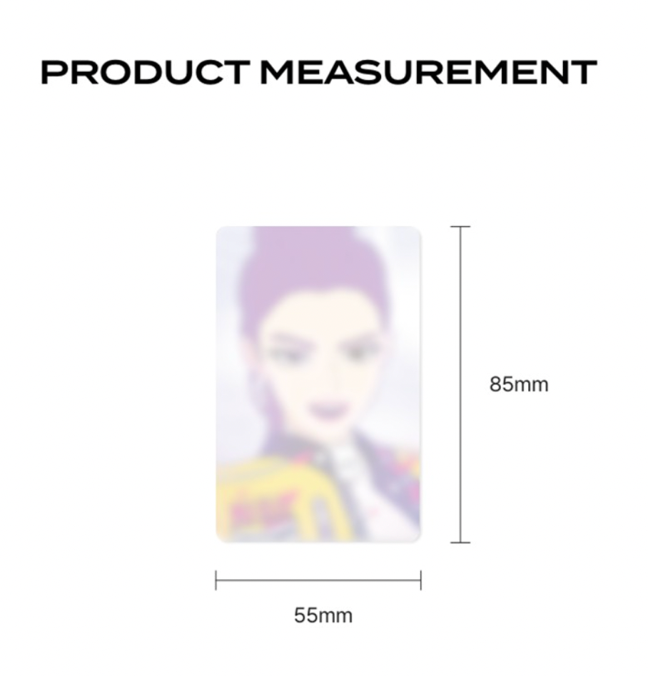 KPOP DEMON HUNTERS OFFICIAL MD Lenticular Photocard Set