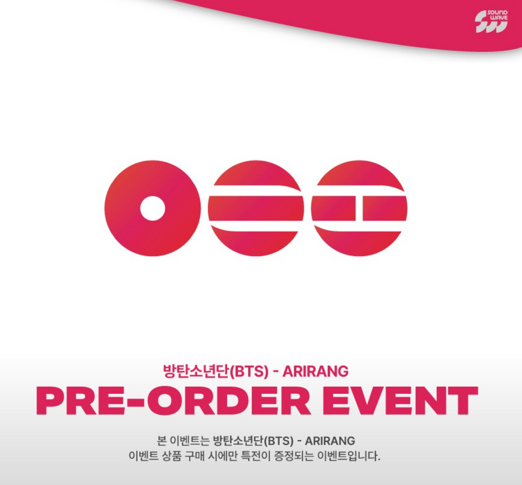 [SOUNDWAVE POB] BTS – The 5th Album [ARIRANG] (Set)