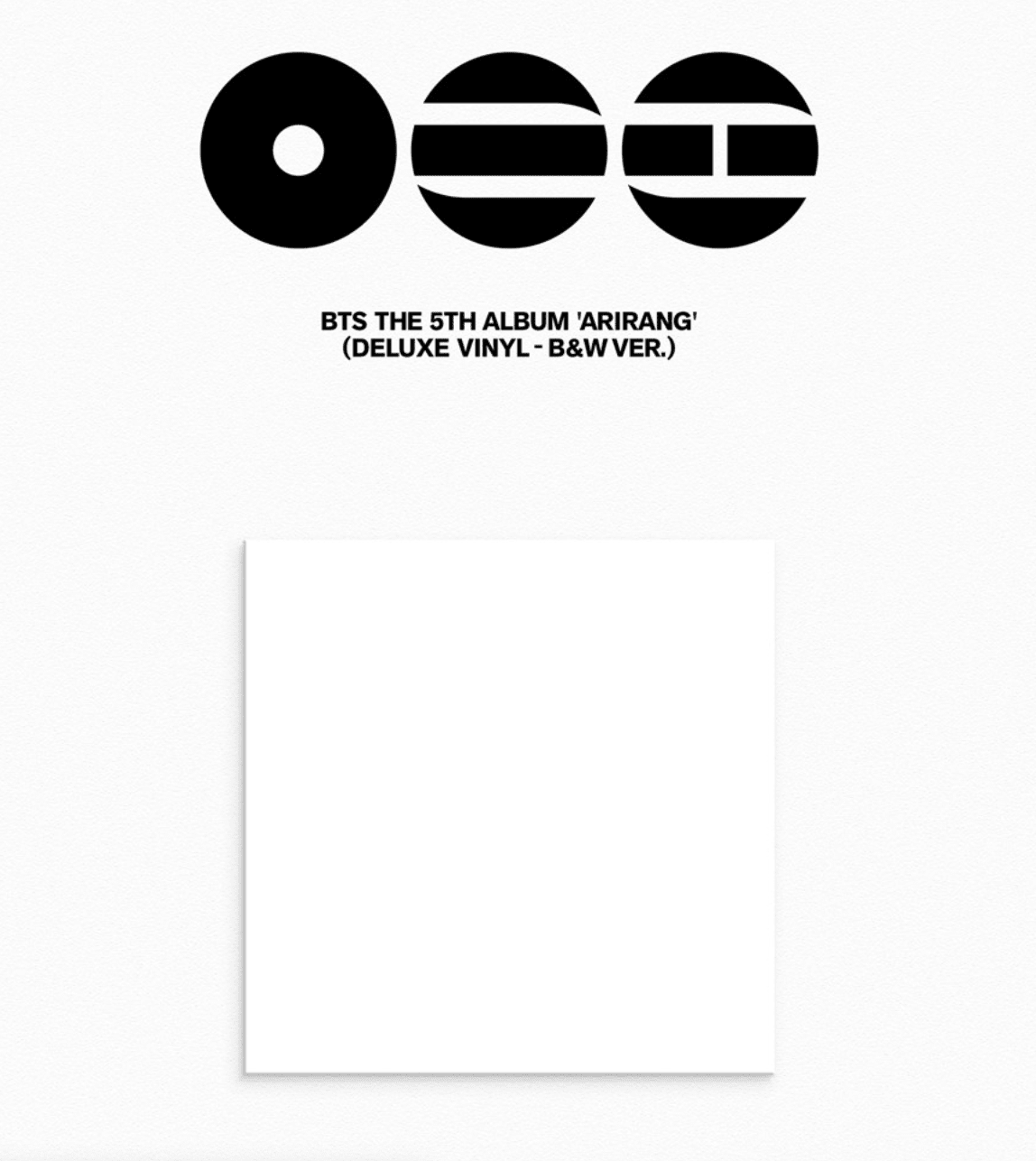 BTS – The 5th Album [ARIRANG] (Deluxe Vinyl Ver.) - Neko Pop