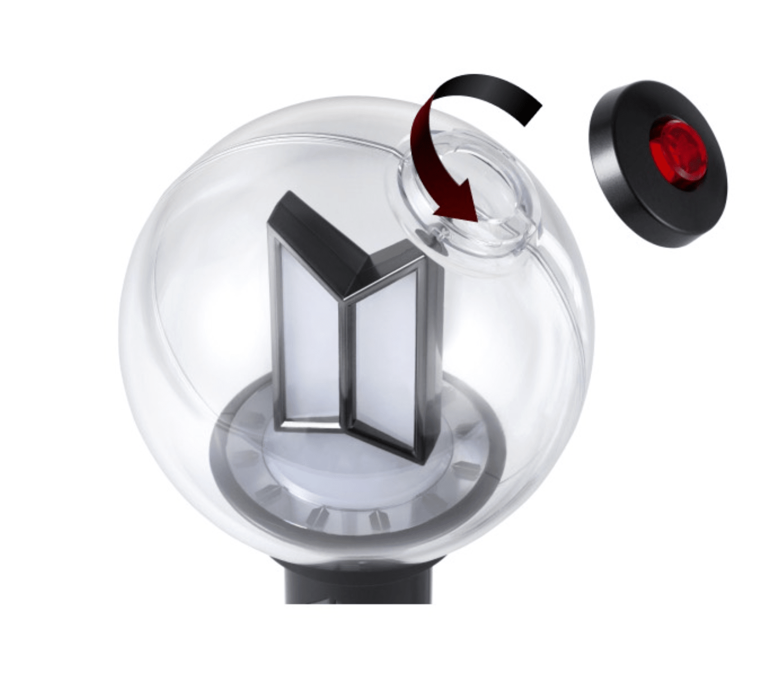 BTS OFFICIAL LIGHT STICK VER.4 PARTS (BTS ver.) - Neko Pop