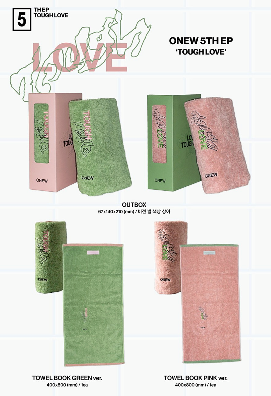 SHINee ONEW – 5th Mini Album [TOUGH LOVE] (TOWEL BOOK Ver.)