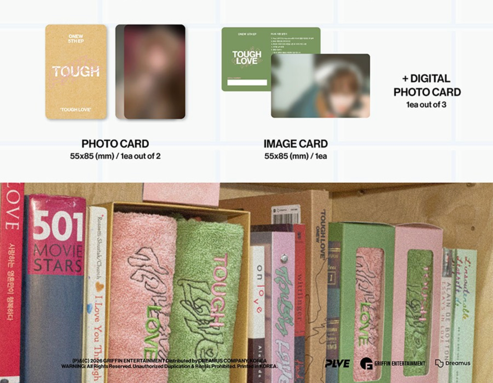 SHINee ONEW – 5th Mini Album [TOUGH LOVE] (TOWEL BOOK Ver.)