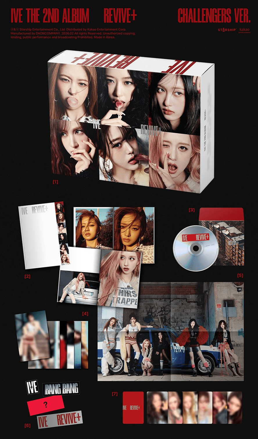 IVE – THE 2ND ALBUM [REVIVE+] (BANGERS ver./ CHALLENGERS ver.) - Neko Pop