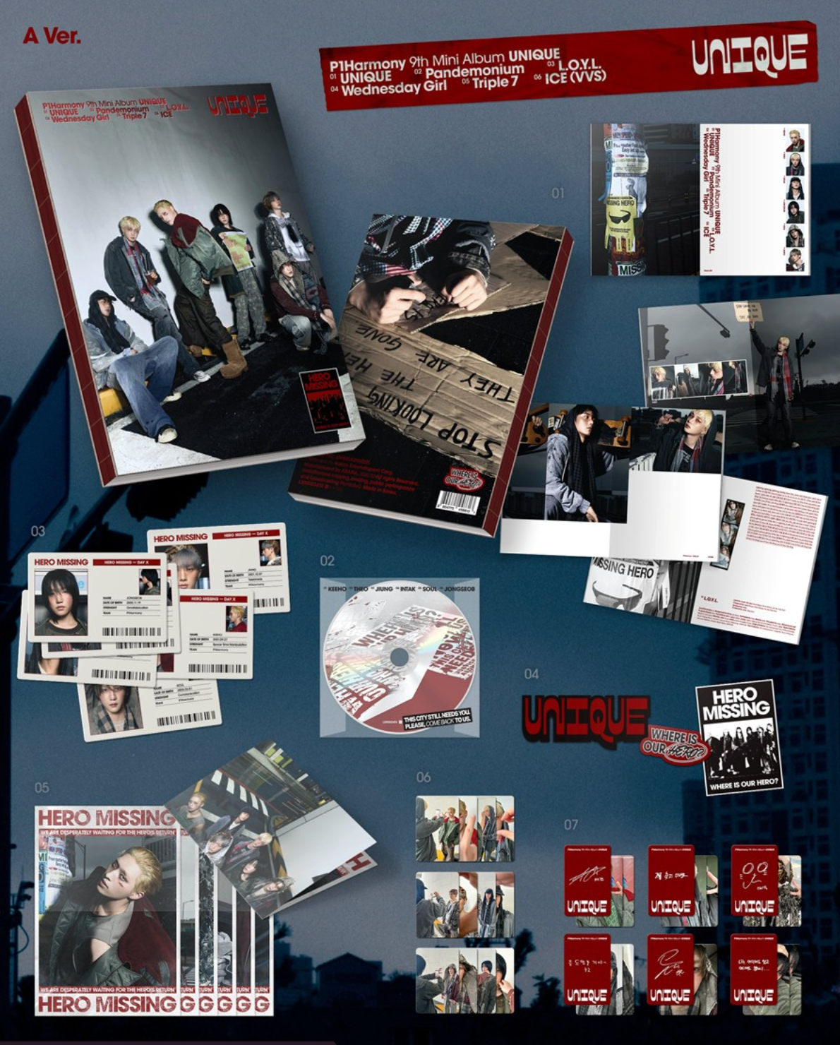 P1Harmony – 9th Mini Album [UNIQUE] (Photobook Ver.)