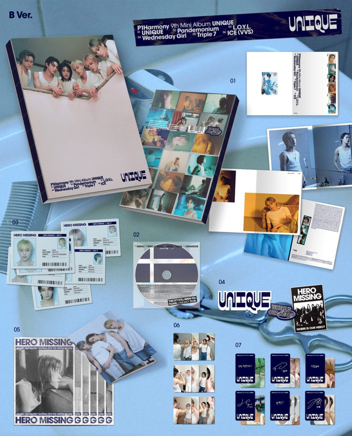 P1Harmony – 9th Mini Album [UNIQUE] (Photobook Ver.)