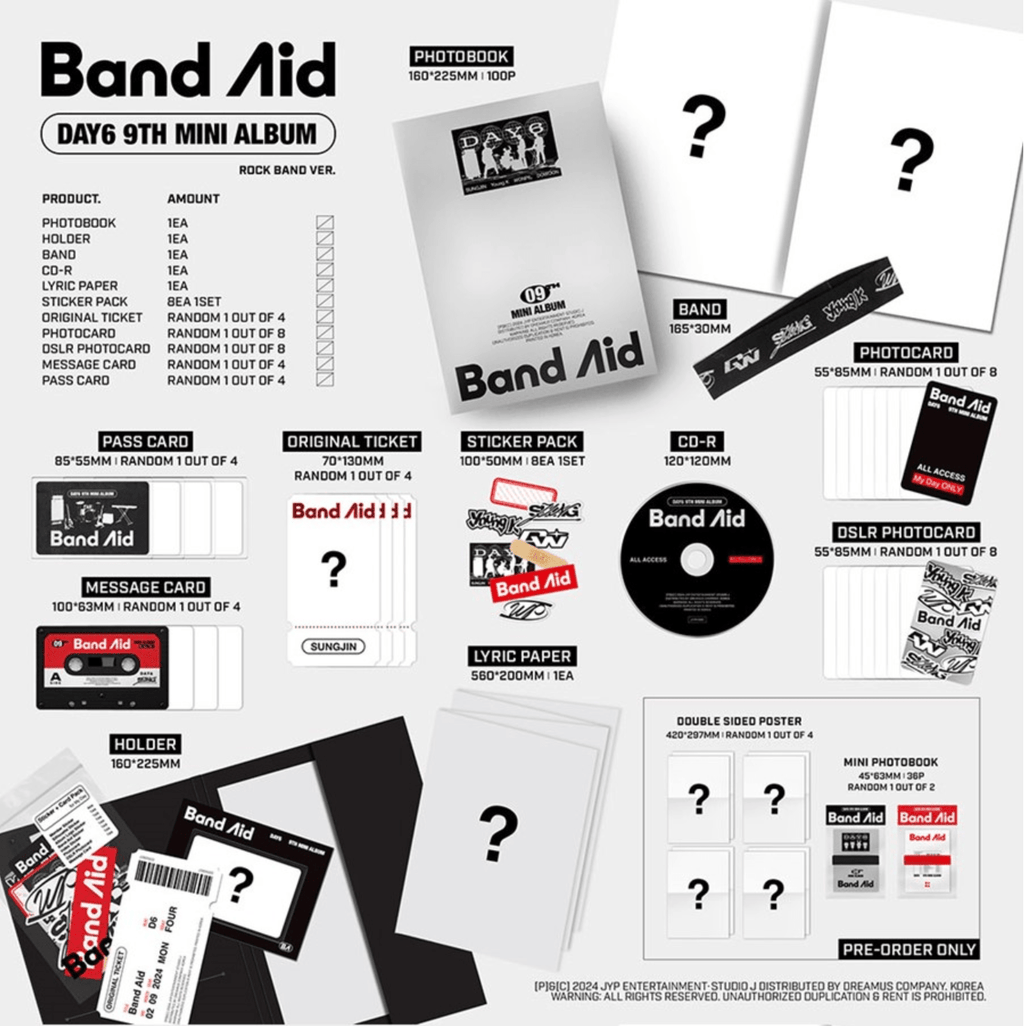 DAY6 – 9th Mini Album [Band Aid] - Neko Pop
