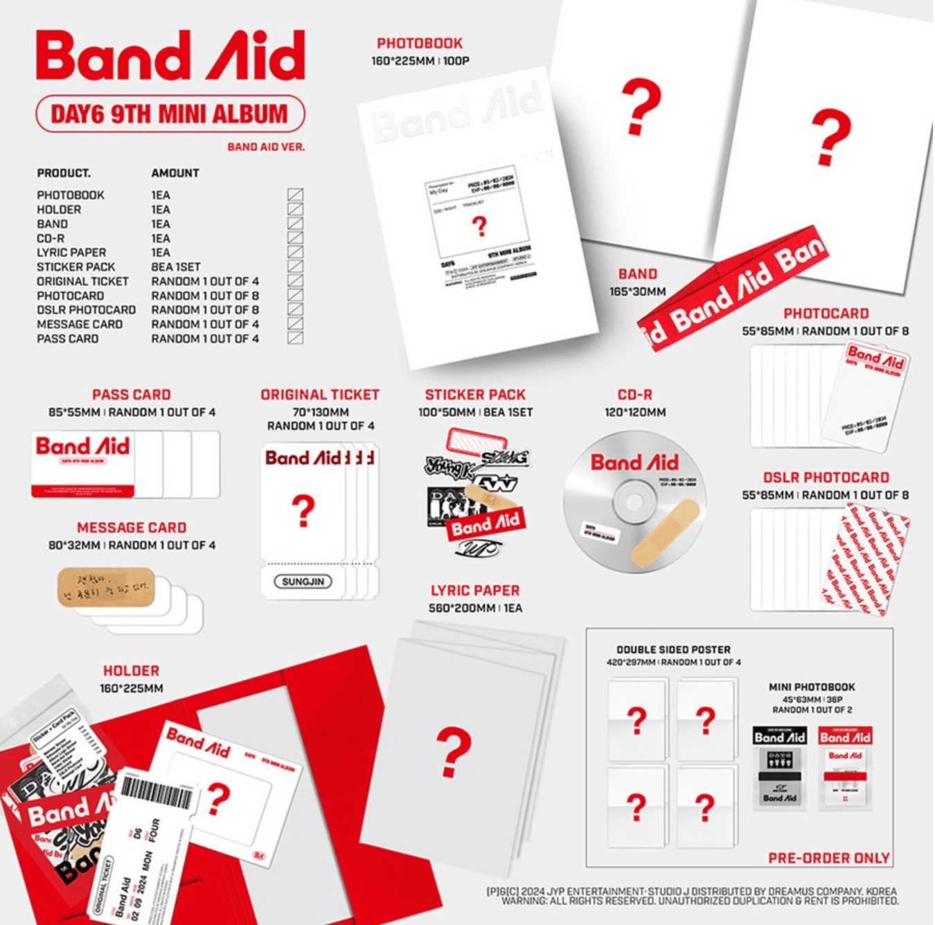 DAY6 – 9th Mini Album [Band Aid] - Neko Pop