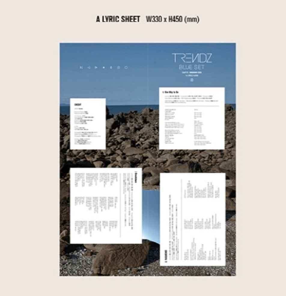TRENDZ - BLUE SET CHAPTER. UNKNOWN CODE (1ST SINGLE ALBUM) - Neko Pop