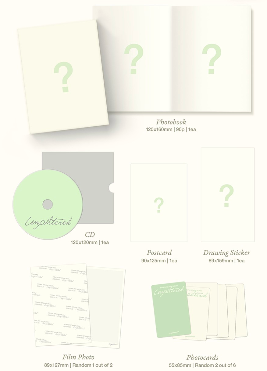 (DAY6) WONPIL – 1ST MINI ALBUM [Unpiltered] (Book Pouch)