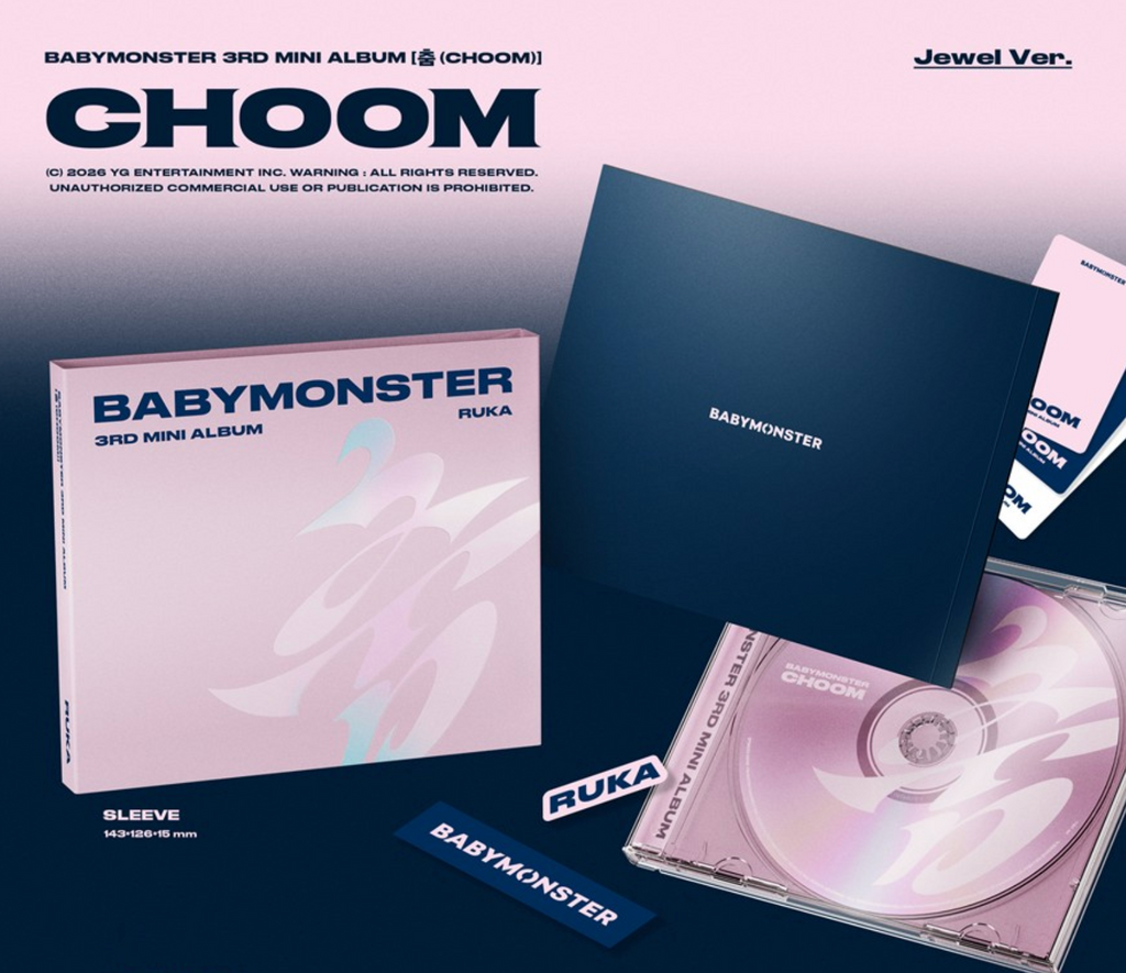 BABYMONSTER – 3rd MINI ALBUM [CHOOM] (Jewel Ver.) (Member Ver.)
