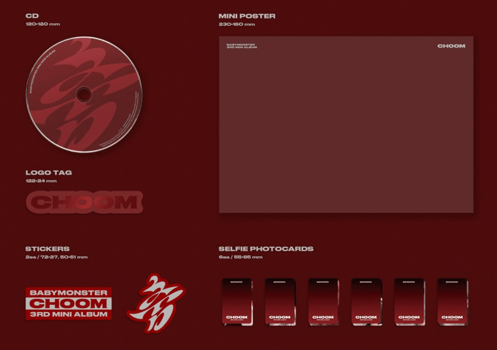 BABYMONSTER – 3rd MINI ALBUM [CHOOM] - Scegli la Versione - Neko Pop