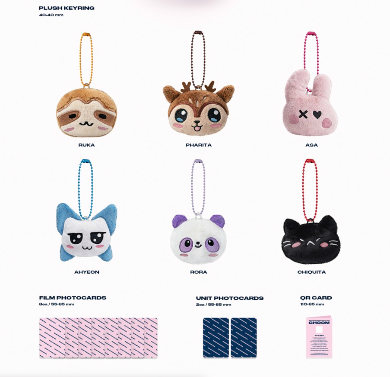 BABYMONSTER – 3rd MINI ALBUM [CHOOM] (Plush Keyring Ver.)