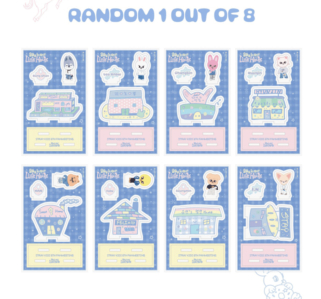 SECRET ACRYLIC STAND Stray Kids STAY in Our Little House MD - Neko Pop