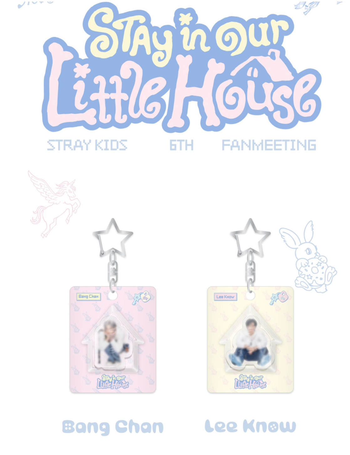 MINI BLOCK KEYRING Stray Kids STAY in Our Little House MD