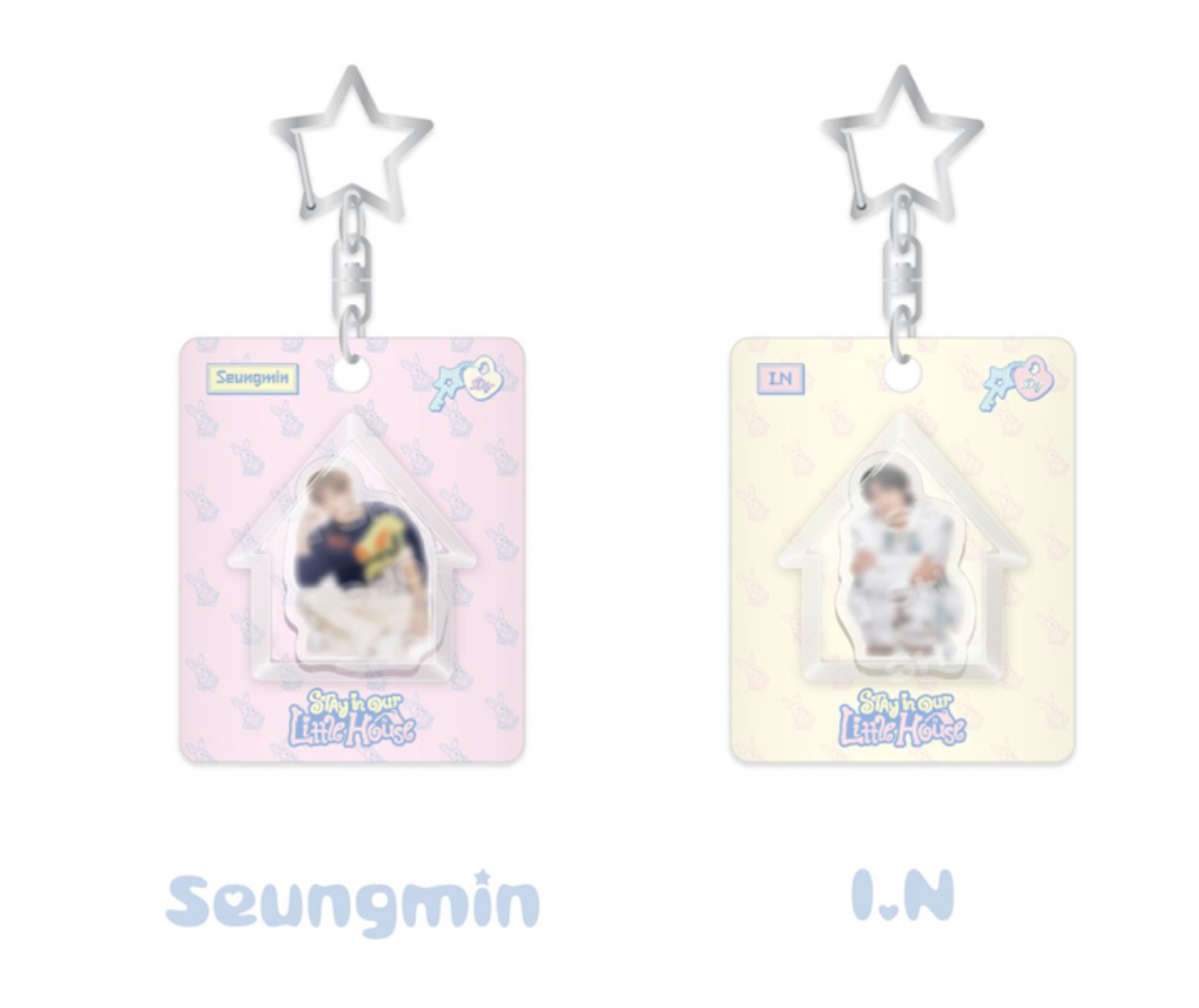 MINI BLOCK KEYRING Stray Kids STAY in Our Little House MD