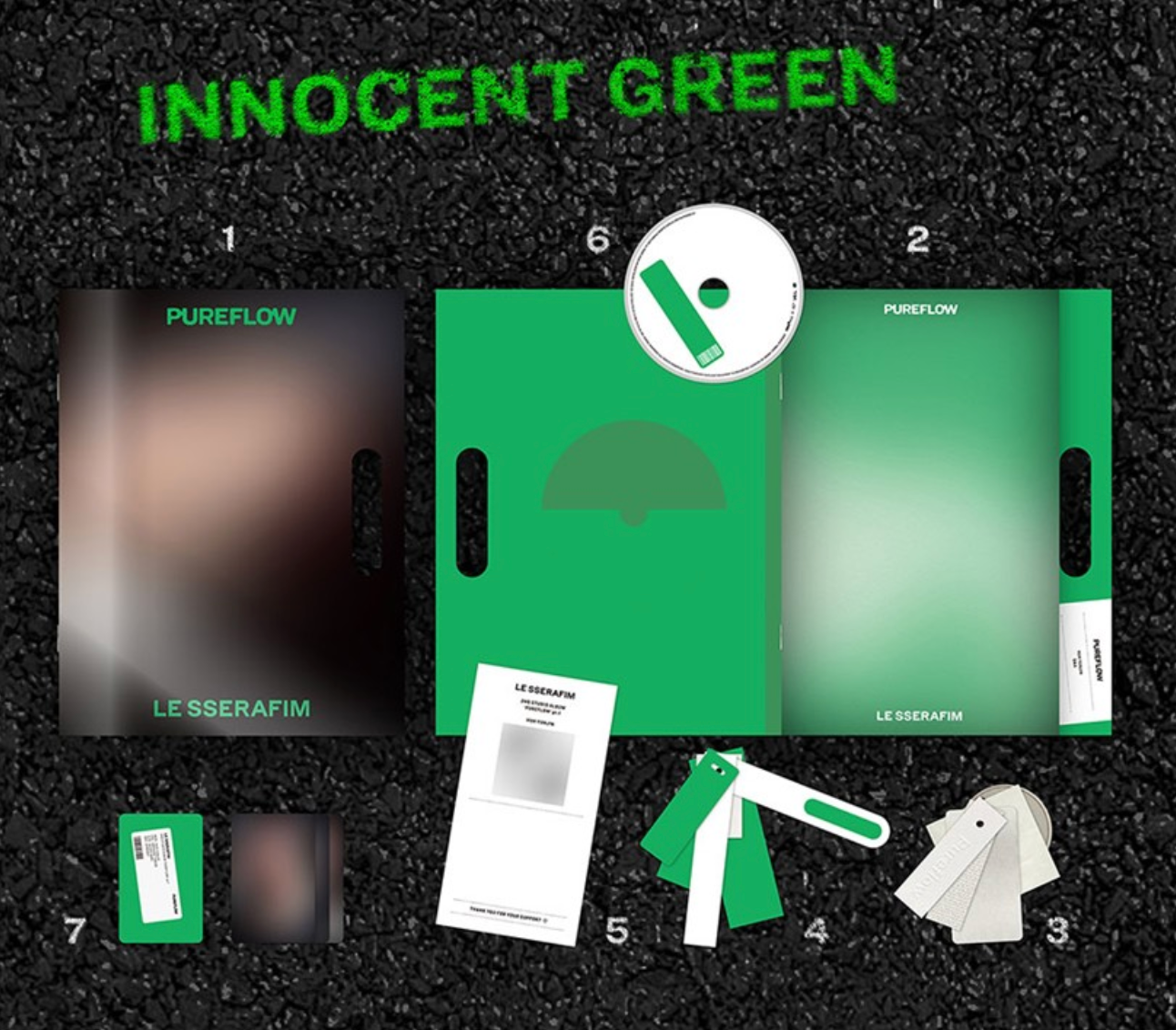 LE SSERAFIM – 2nd Studio Album [PUREFLOW pt.1] (COMPACT ver.)