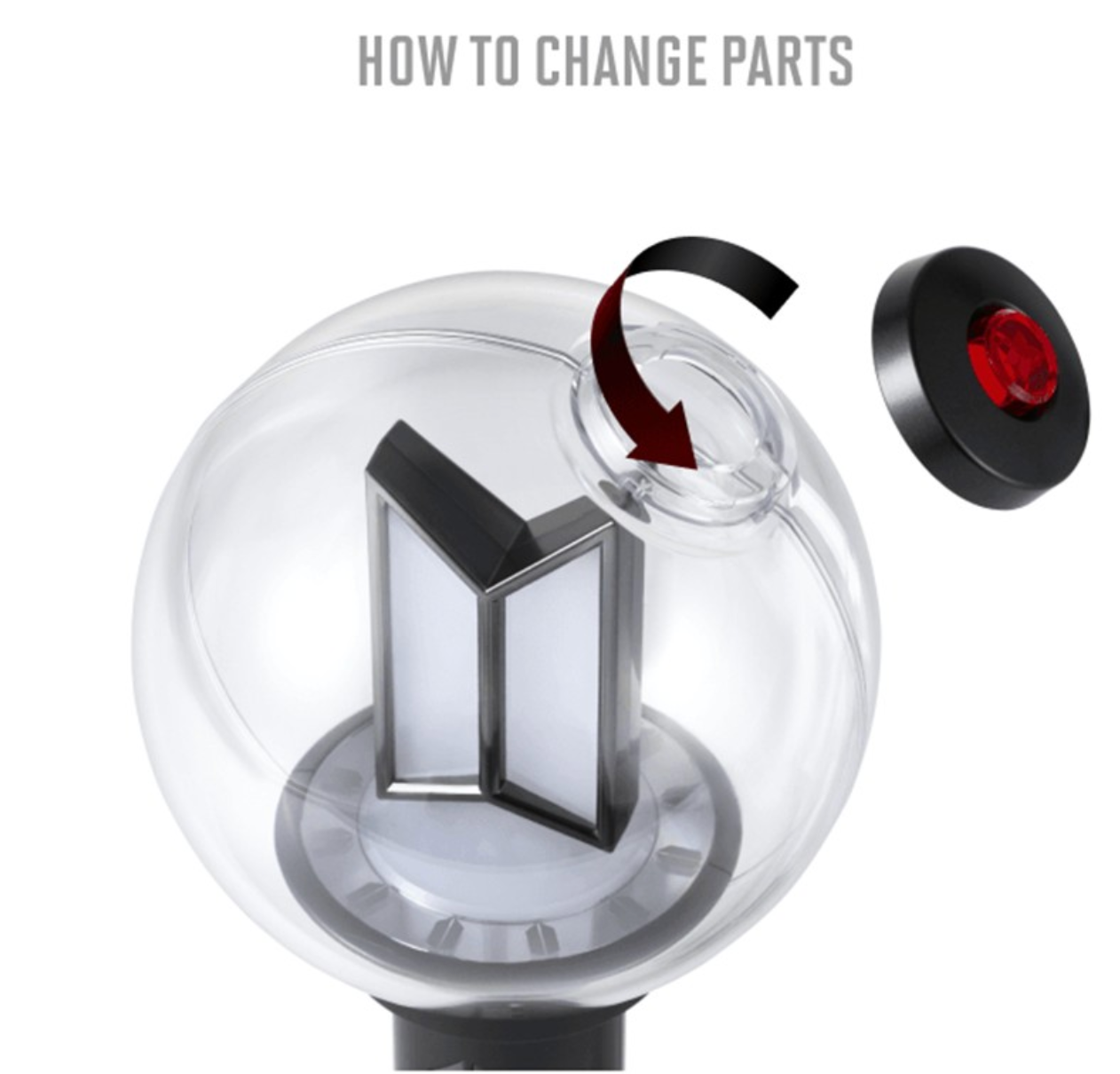 BTS Official Light Stick Ver.4 Parts (Tour Ver.) BTS ARIRANG TOUR MD