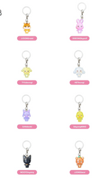 LINKABLE FACE KEYRING (RANDOM) ATEEZ X ANITEEZ POP-UP STORE ANITEEZ IN COLOR MD