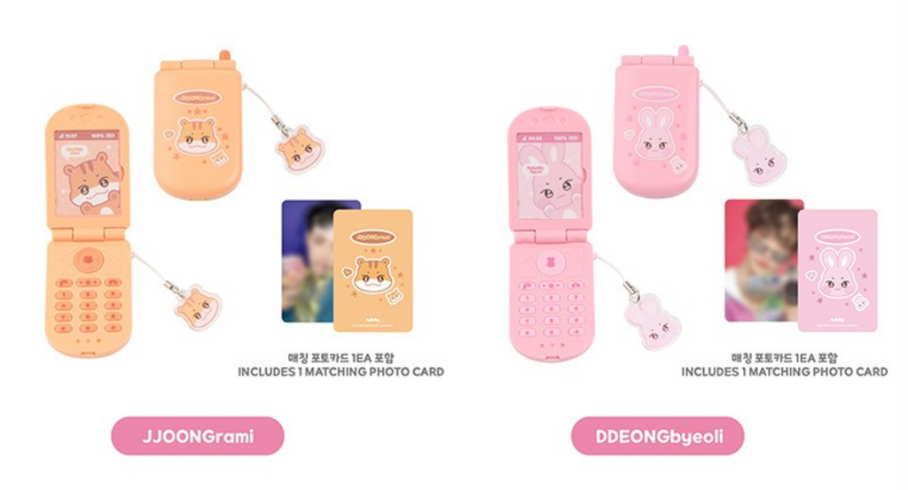 MINIATURE PHONE SET ATEEZ X ANITEEZ POP-UP STORE ANITEEZ IN COLOR MD