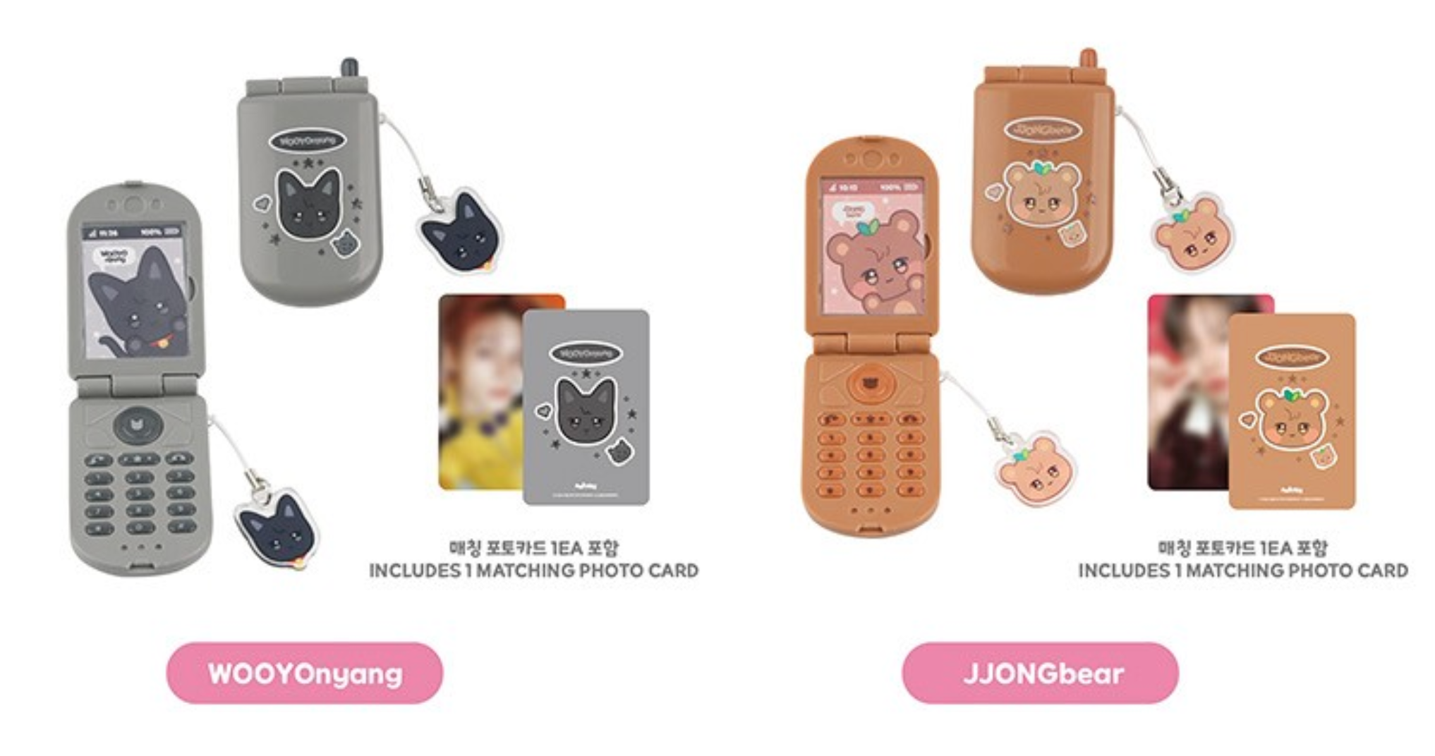 MINIATURE PHONE SET ATEEZ X ANITEEZ POP-UP STORE ANITEEZ IN COLOR MD